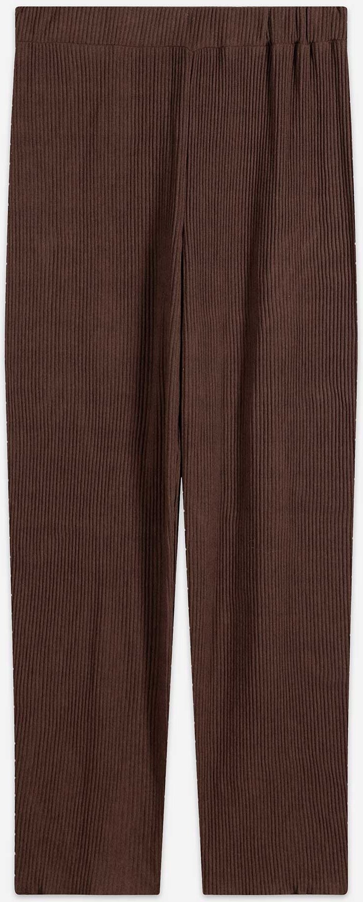 Hose - Plissee - braun