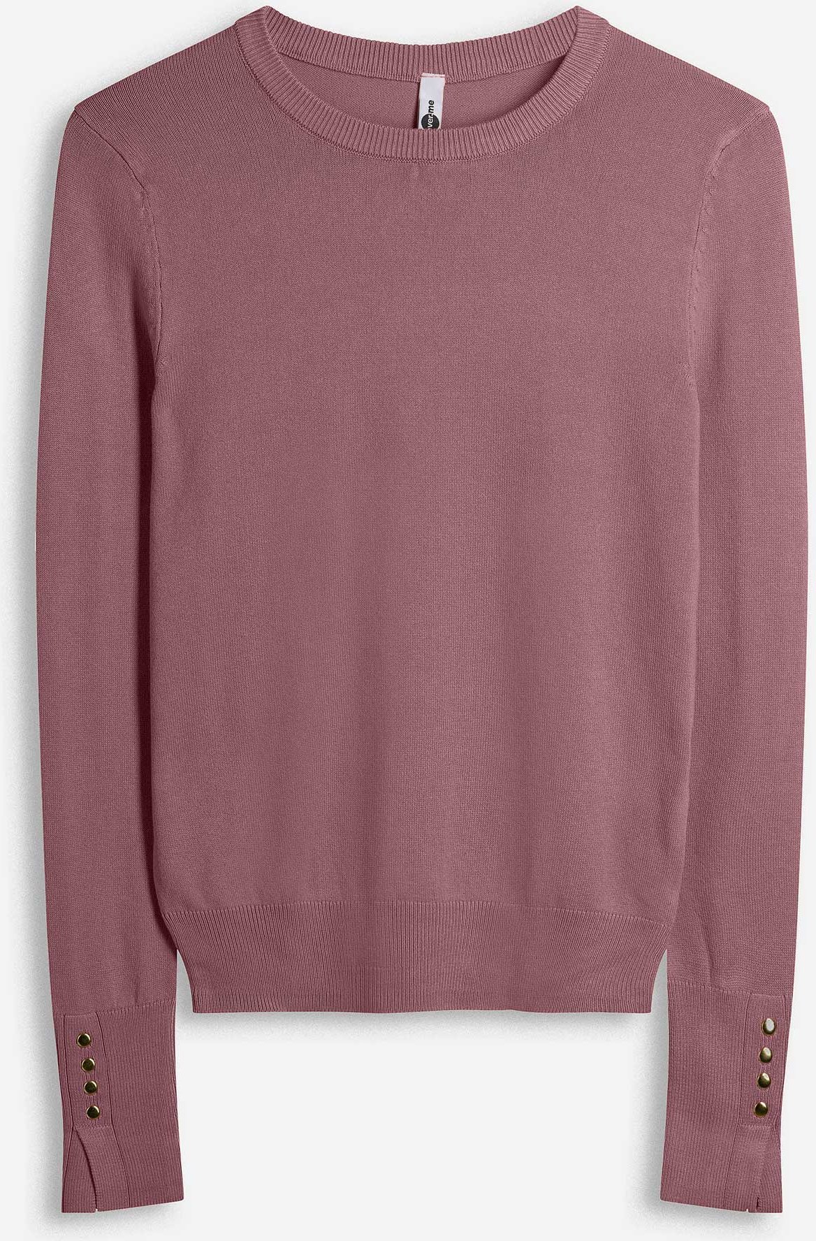 Strickpullover - einfarbig - lila