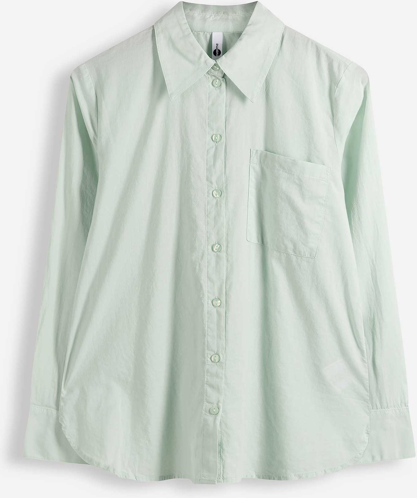 Hemdbluse - Soft-Touch - türkis