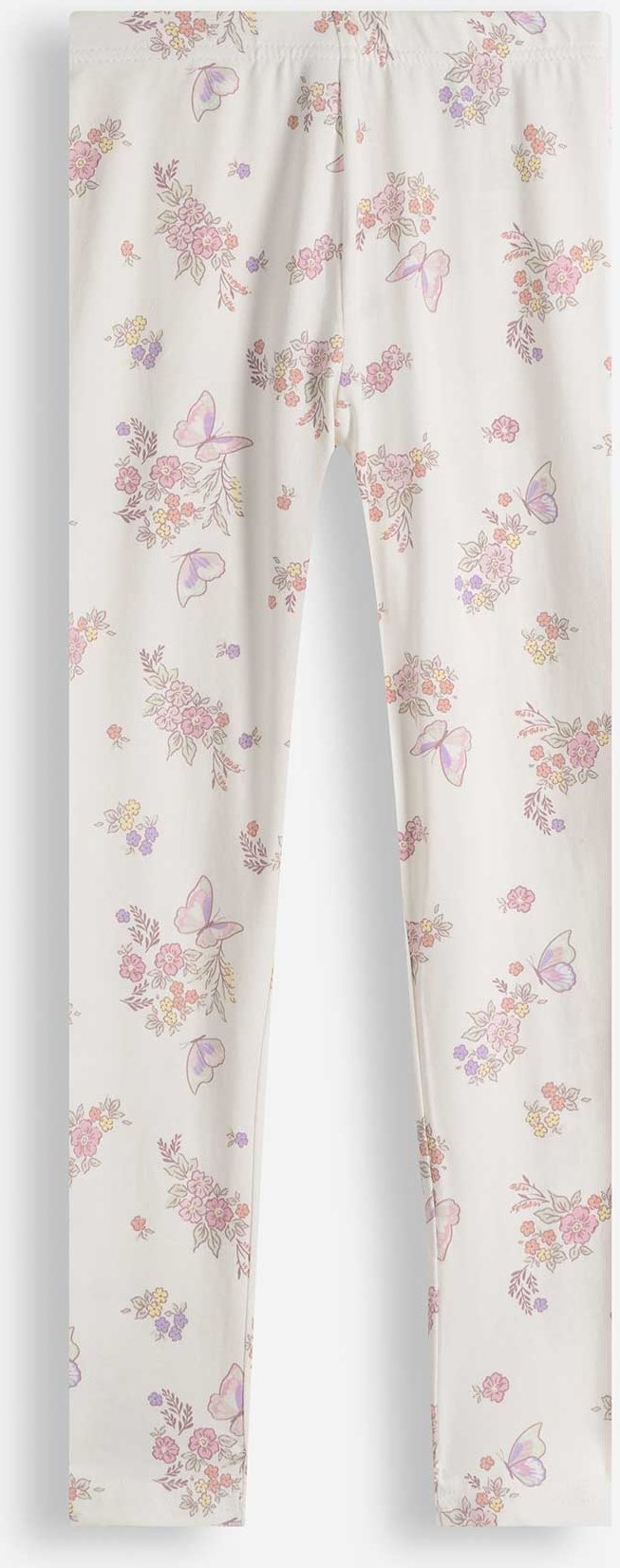 Leggings - Allover-Print - weiß