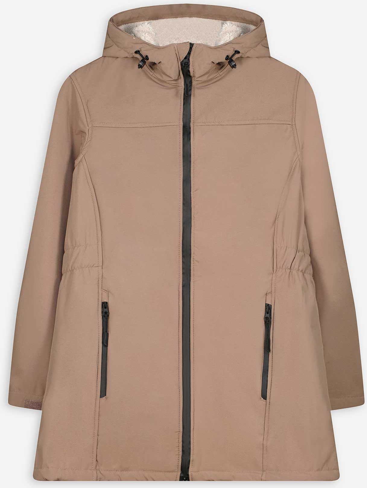 Thumbnail - Parka - Aufgesetze Taschen - grau