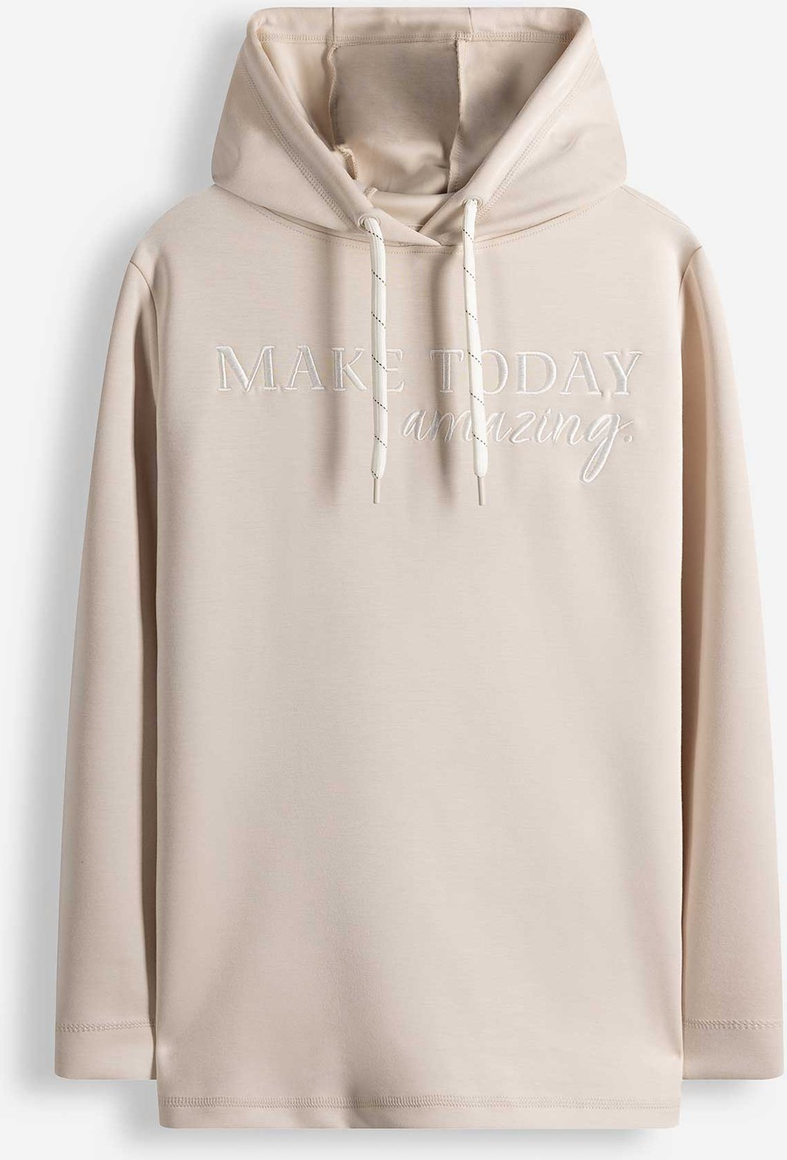 Langarmshirt - Messageprint - weiß