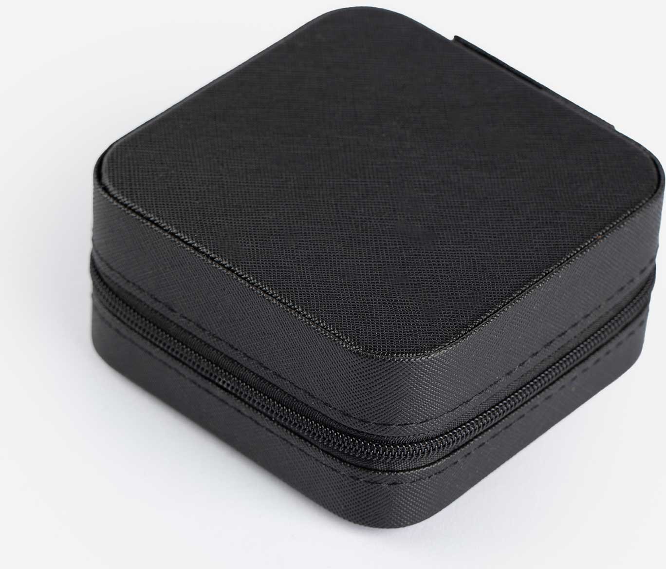 Schmuckbox - einfarbig - schwarz