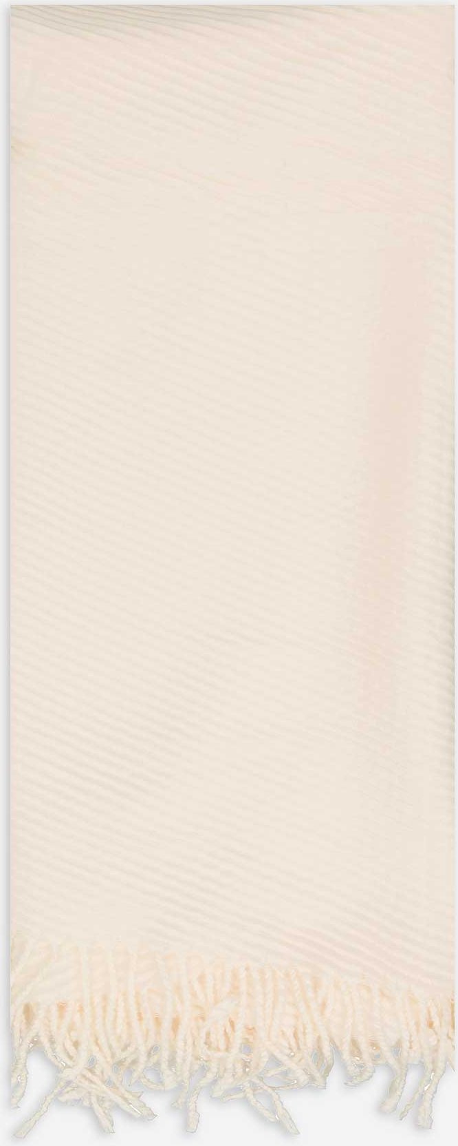 Schal - einfarbig - weiß