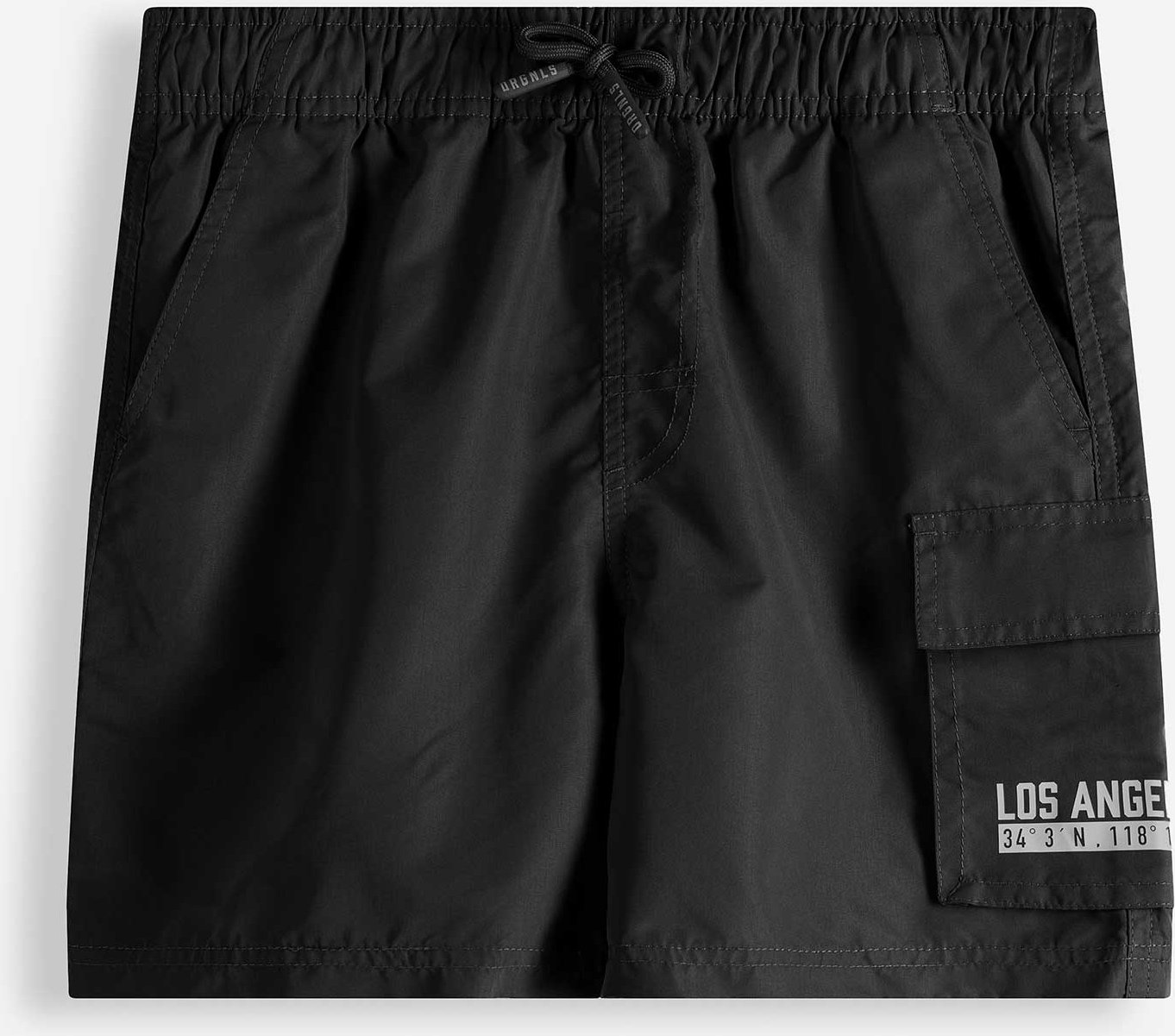 Badehose - einfarbig - schwarz