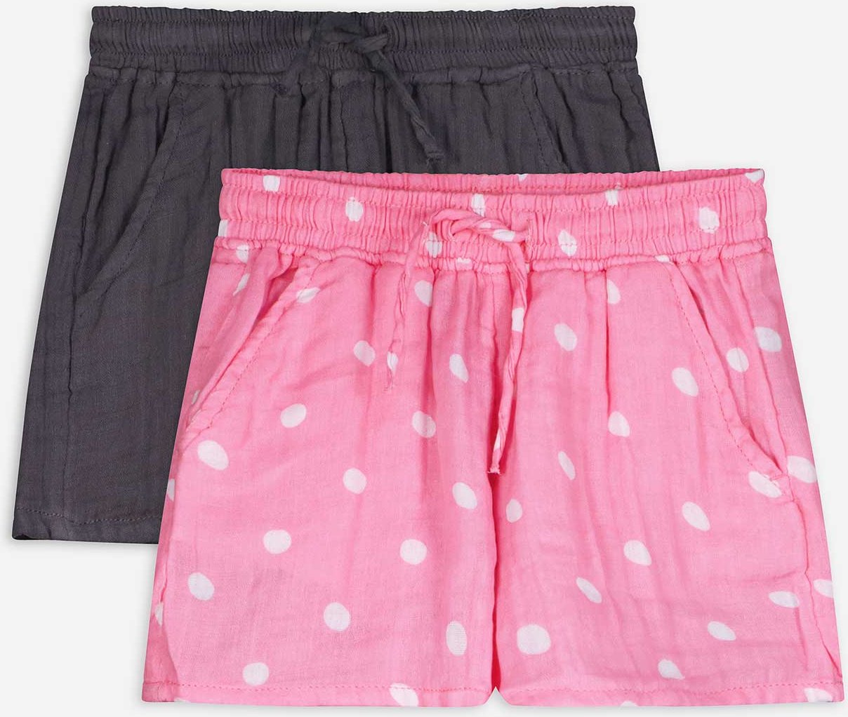 Shorts - 2er-Pack - pink