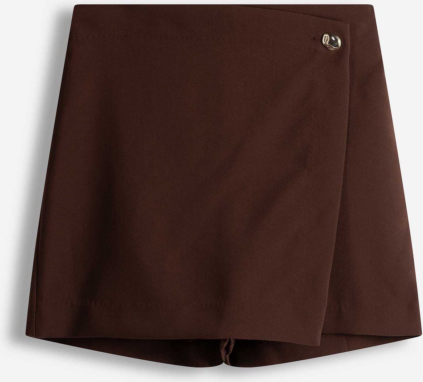 Skort - einfarbig - dunkelbraun