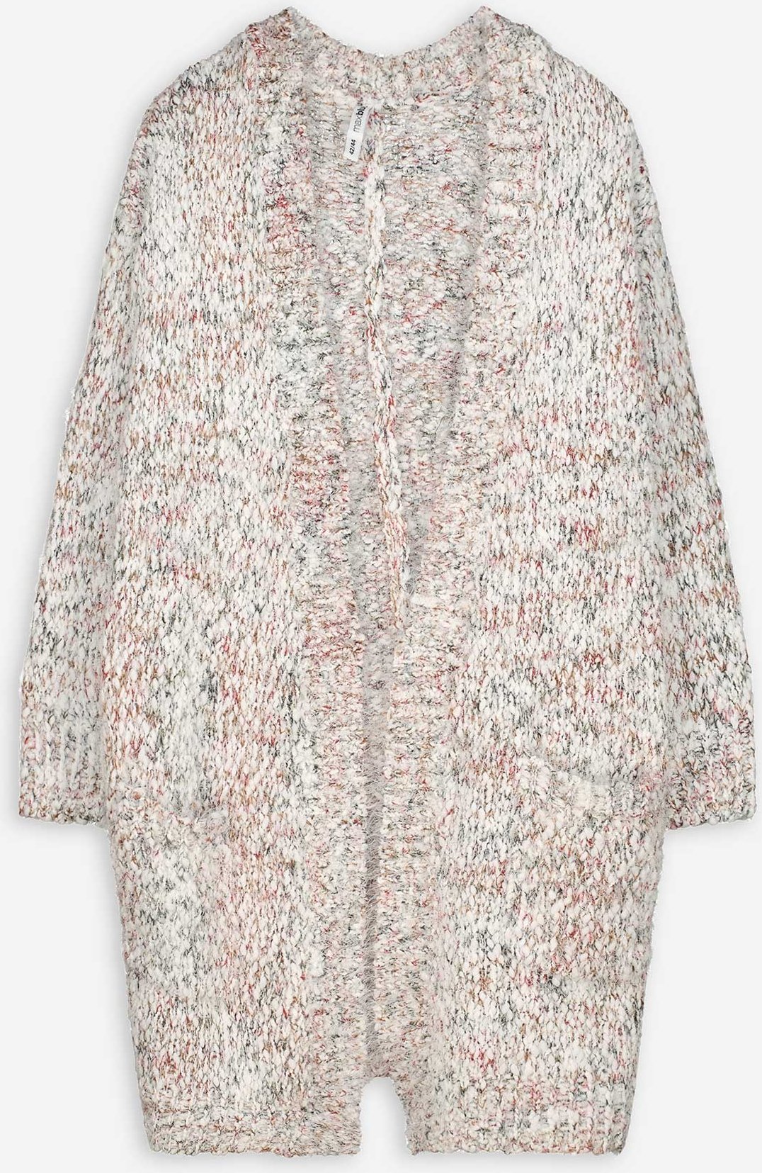 Cardigan - Plüsch - weiß