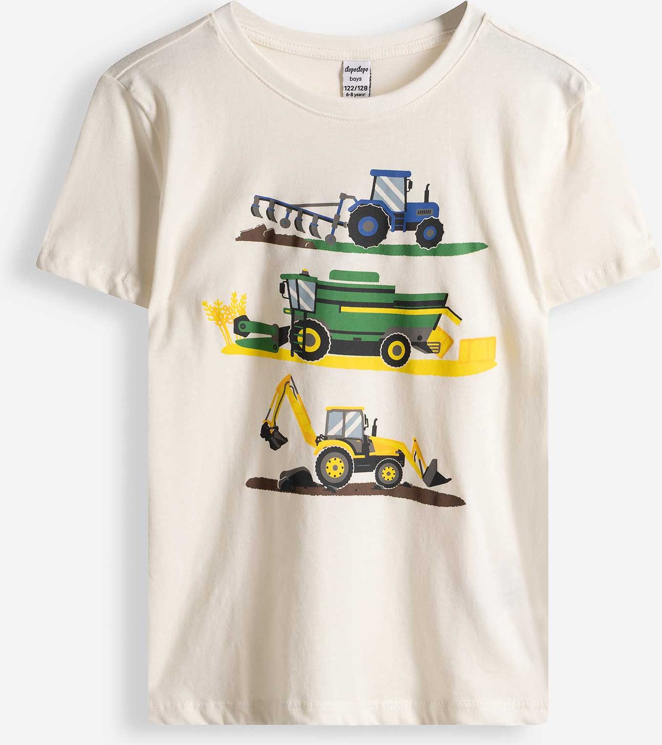 T-Shirt - Frontprint - weiß