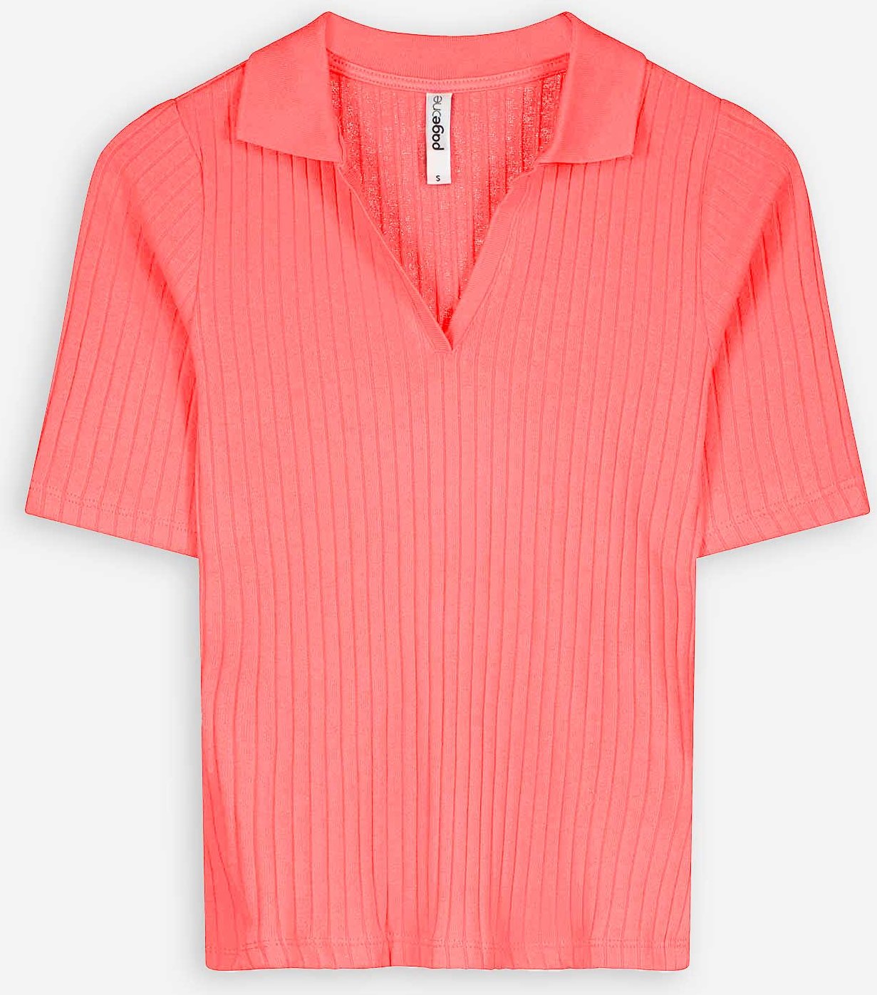 Thumbnail - Poloshirt - Baumwoll-Mix - hellrot