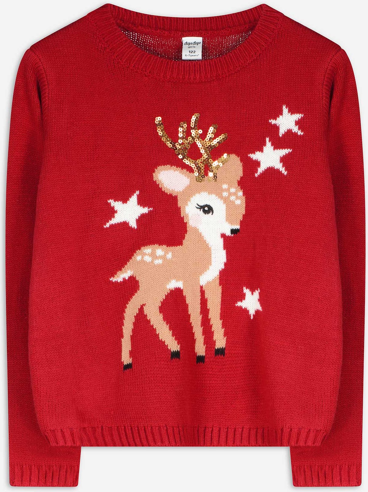 Pullover - Strick - rot