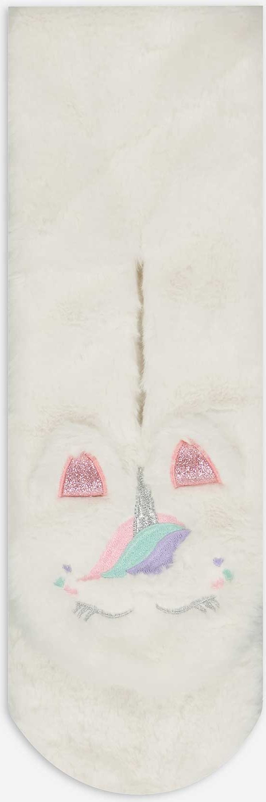 Schal - Stickereien - weiß