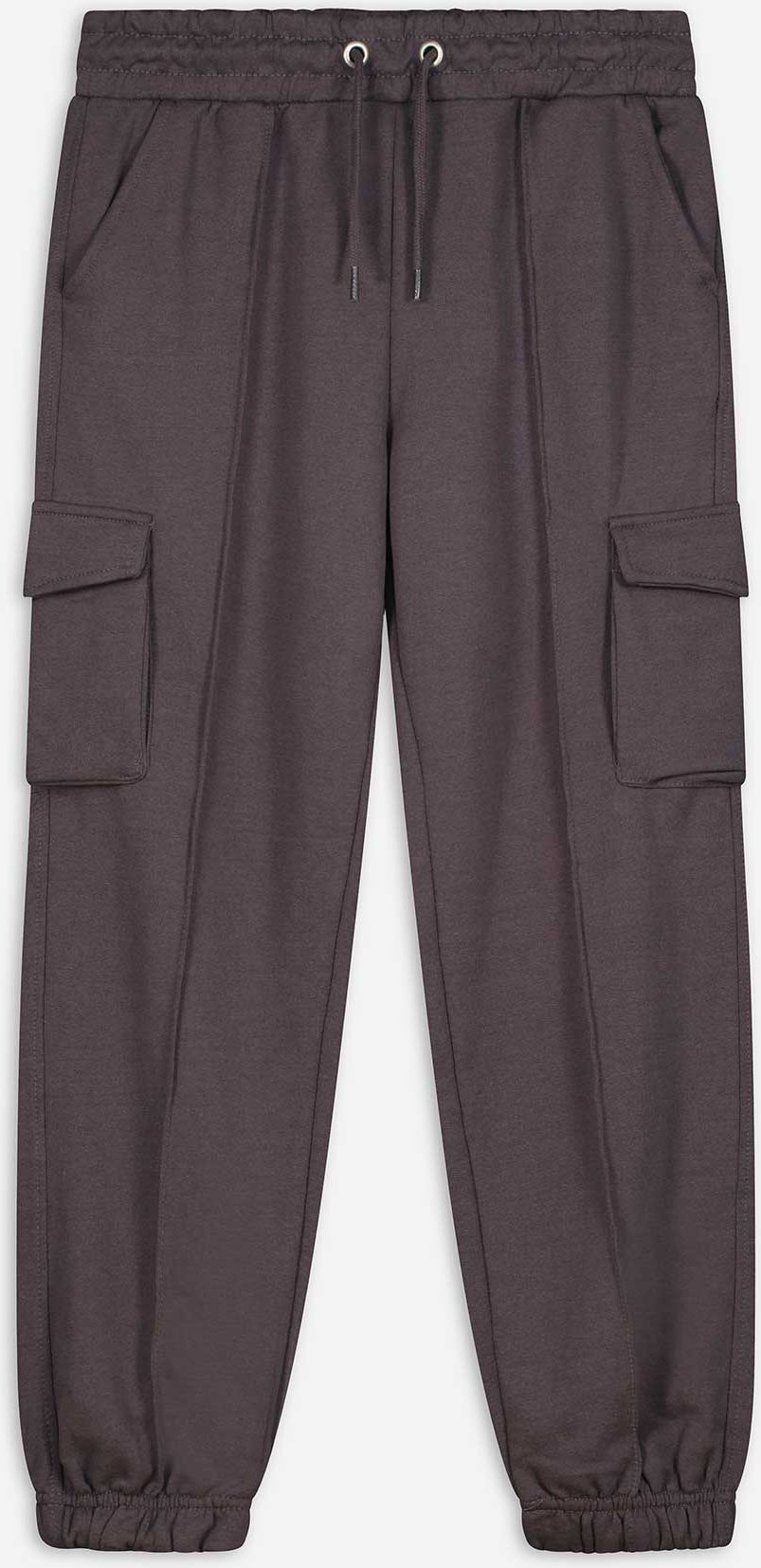 Hose - Elastischer Bund - dunkelgrau