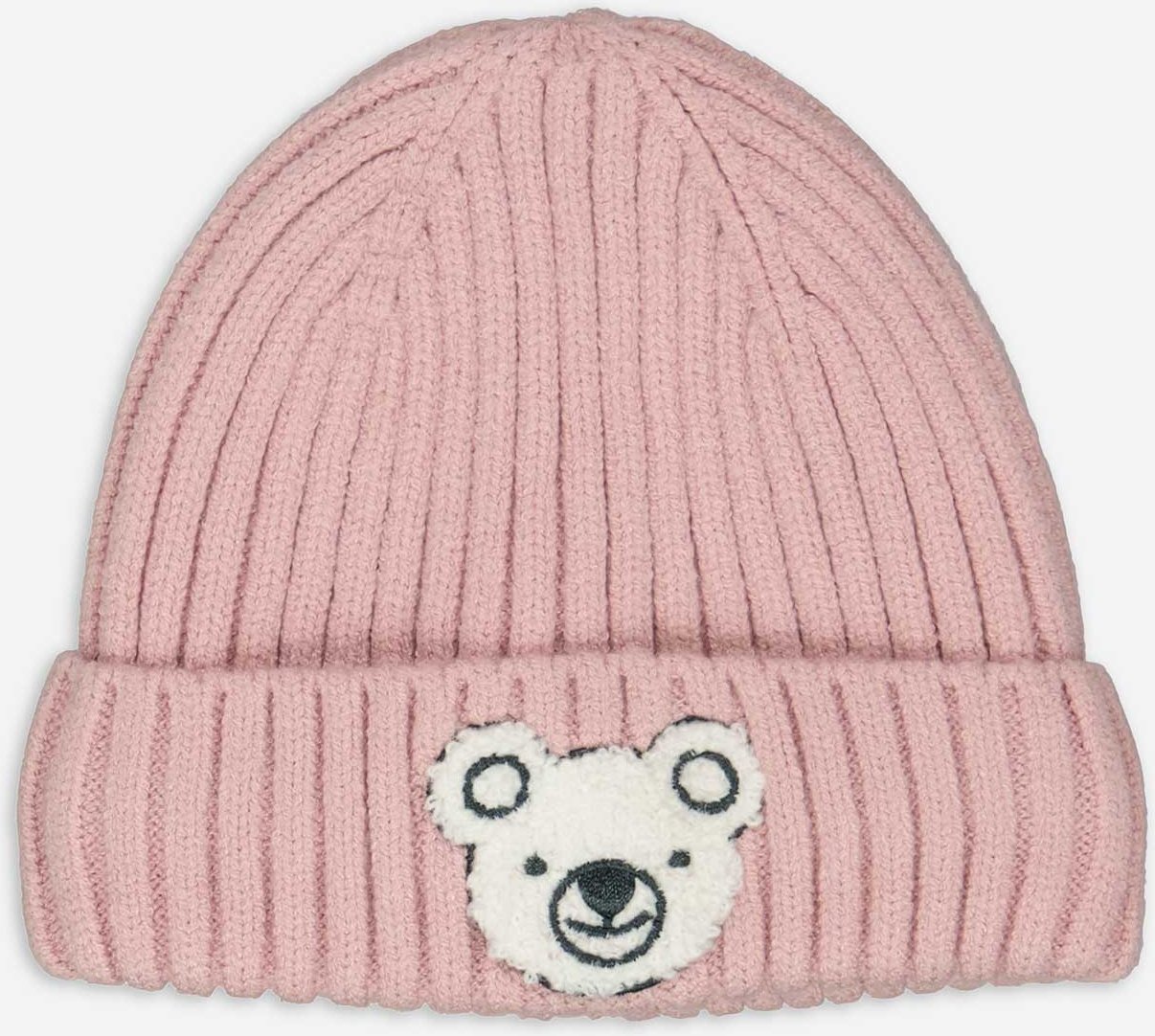 Mütze - Frottee-Applikation - pink