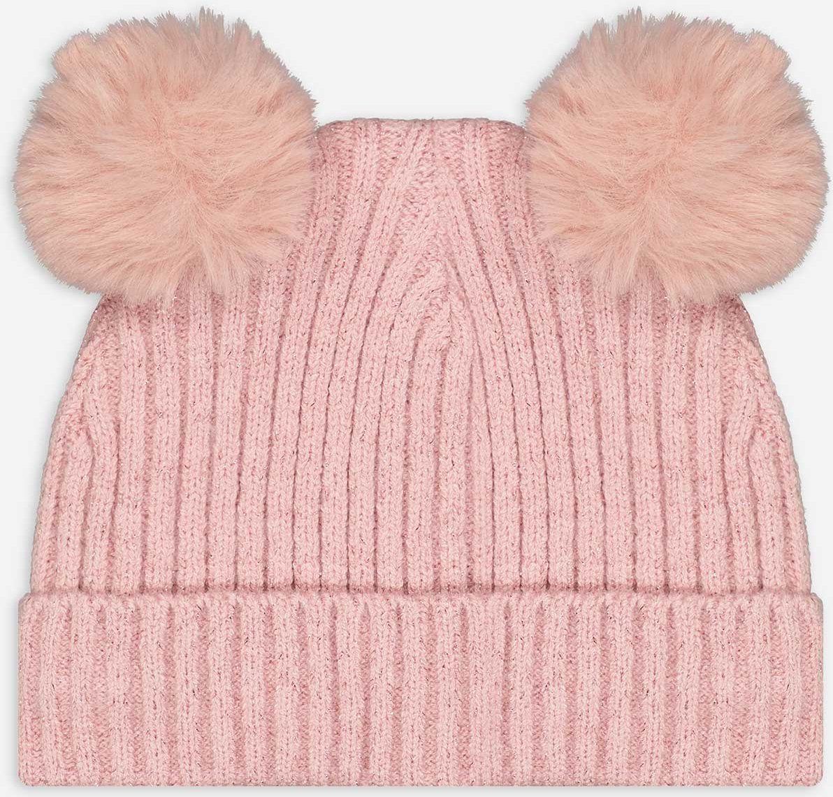 Mütze - Lurex - pink