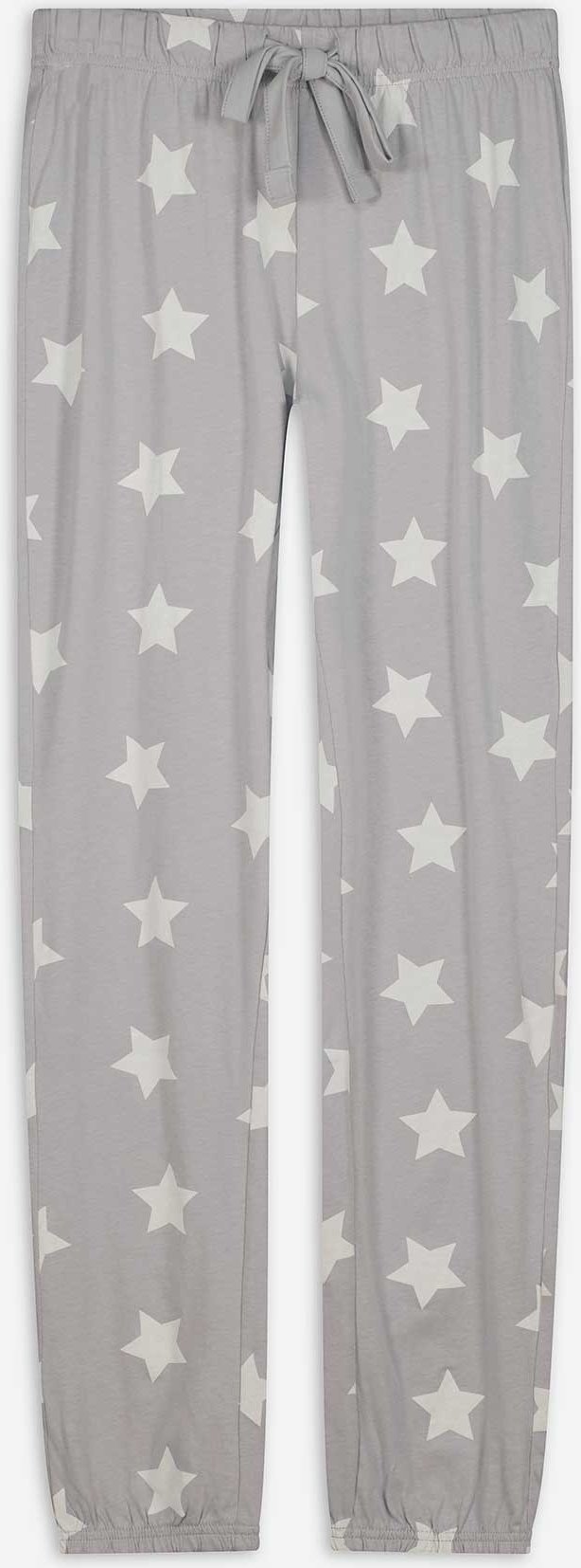 Thumbnail - Pyjamahose - Allover-Muster - grau