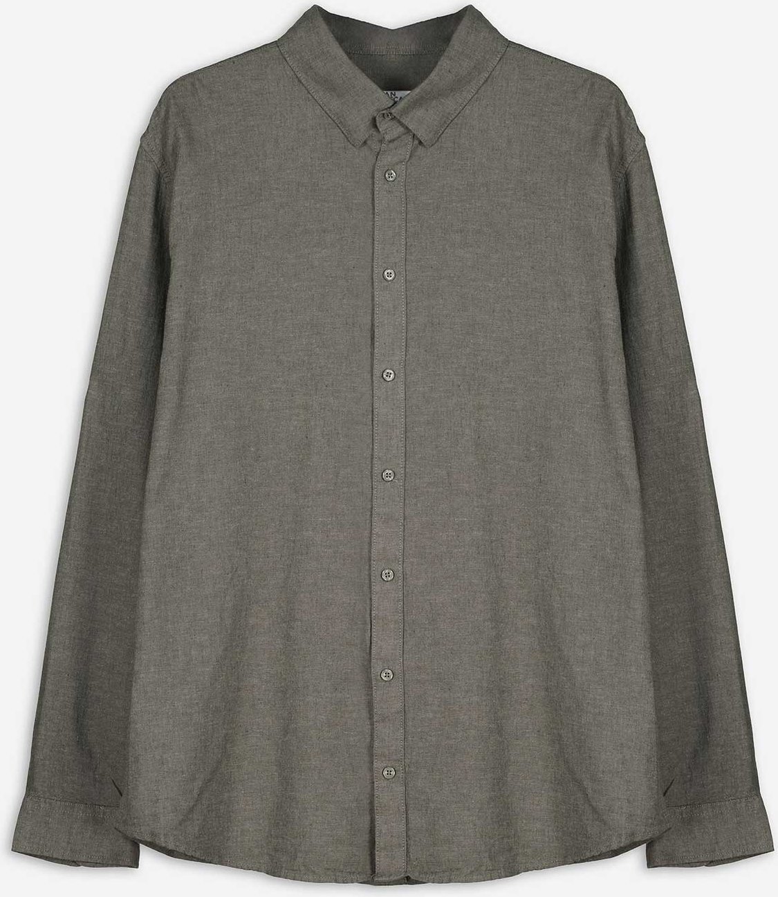Hemd - Leinen-Optik - dunkelgrün