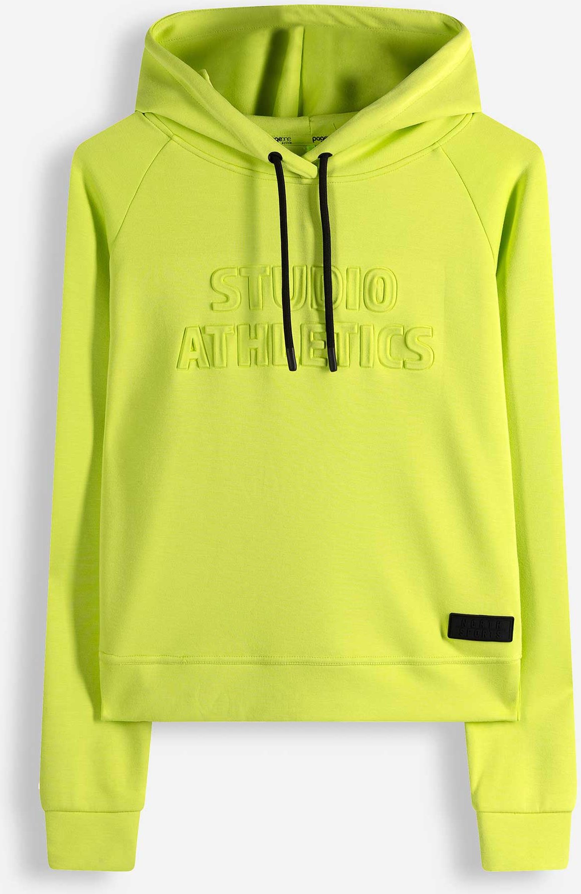 Sweatshirt - 3D-Applikation - hellgrün