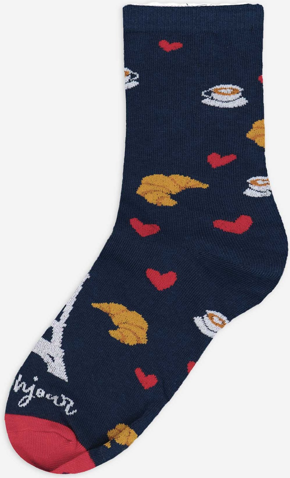 Socken - Allover-Muster - dunkelblau