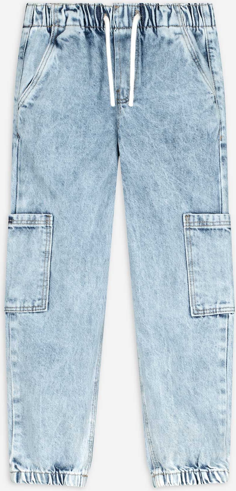 Jeans - Elastischer Bund - hellblau