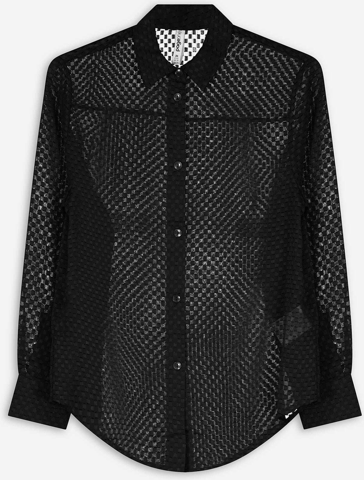 Bluse - Polyester - schwarz