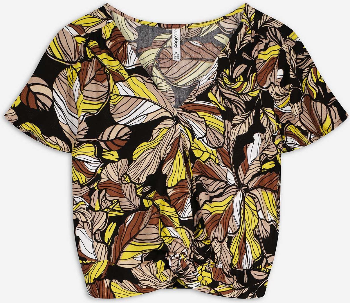 Blusenshirt - Wickeloptik