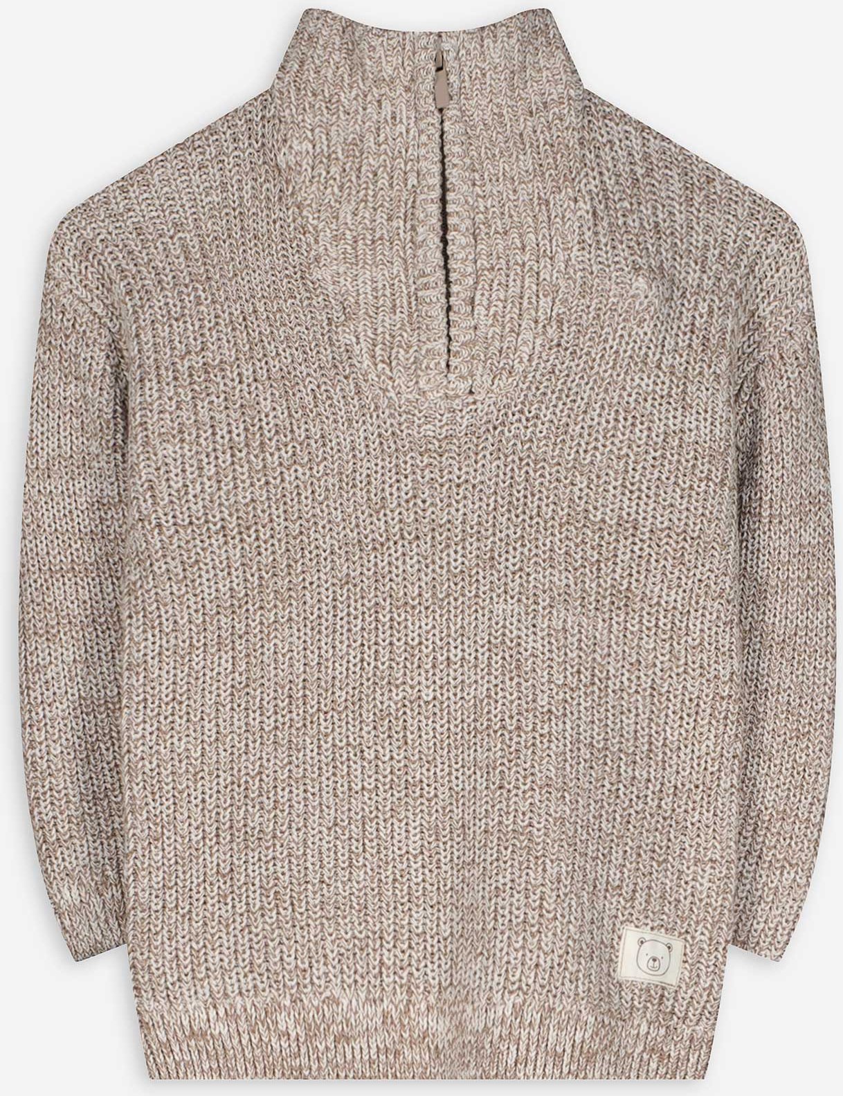 Strickpullover - Troyer - beige
