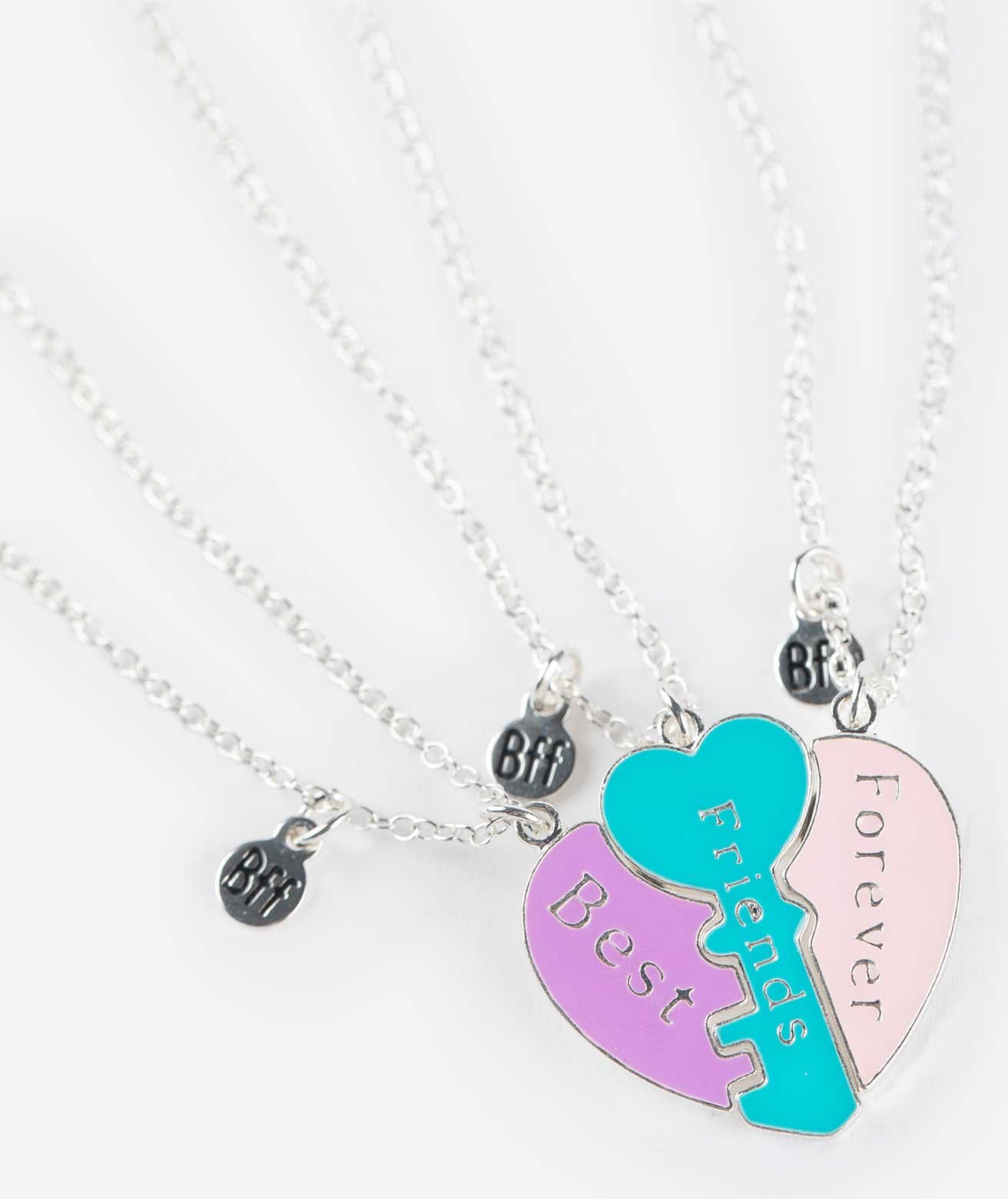 Freunschaftskette - 3er-Pack - silberfarben