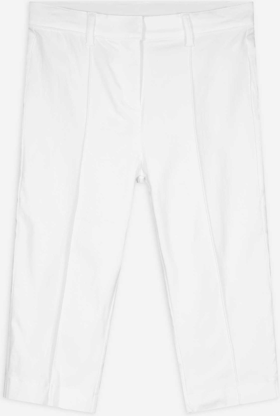 Caprihose - Viskose-Mix - weiß