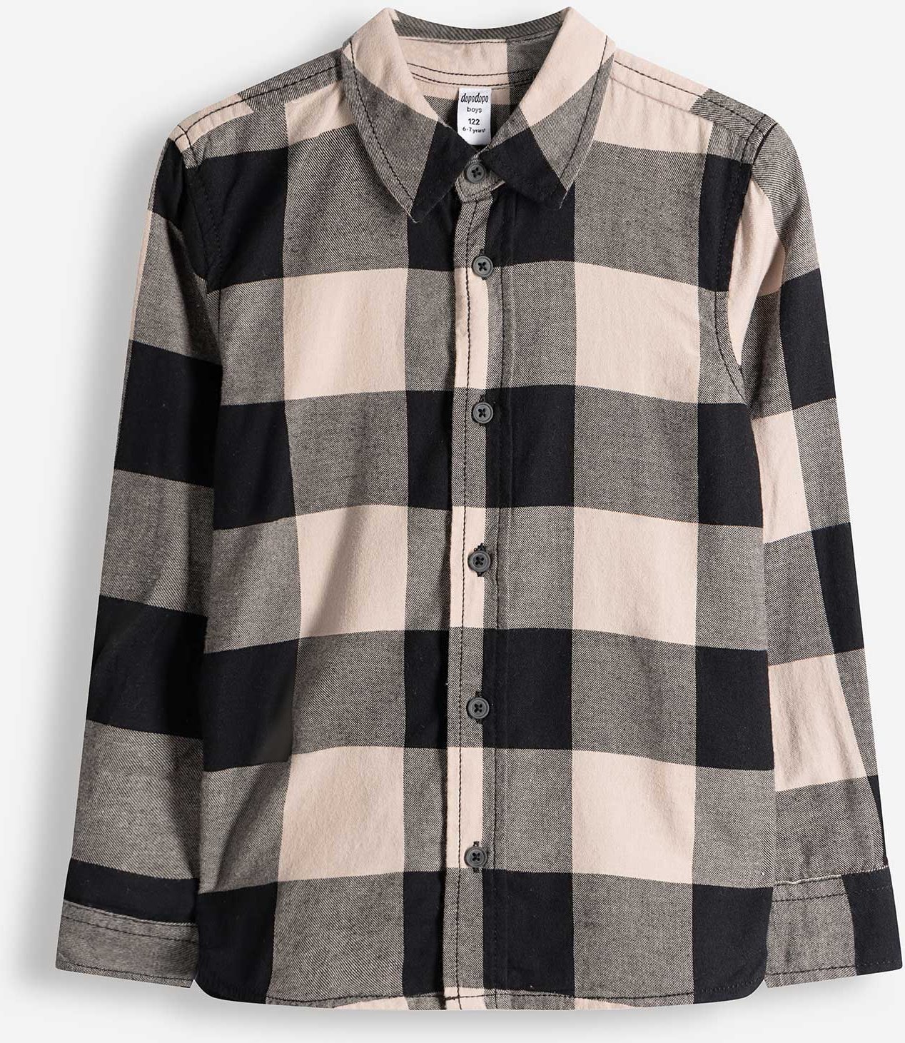 Hemd - Karomuster - schwarz