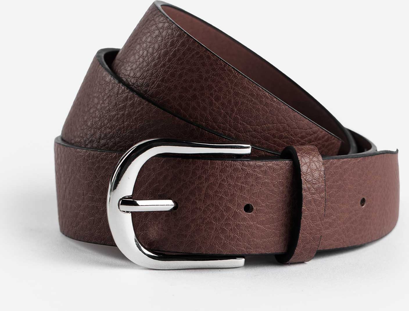 Gürtel - Lederoptik - braun