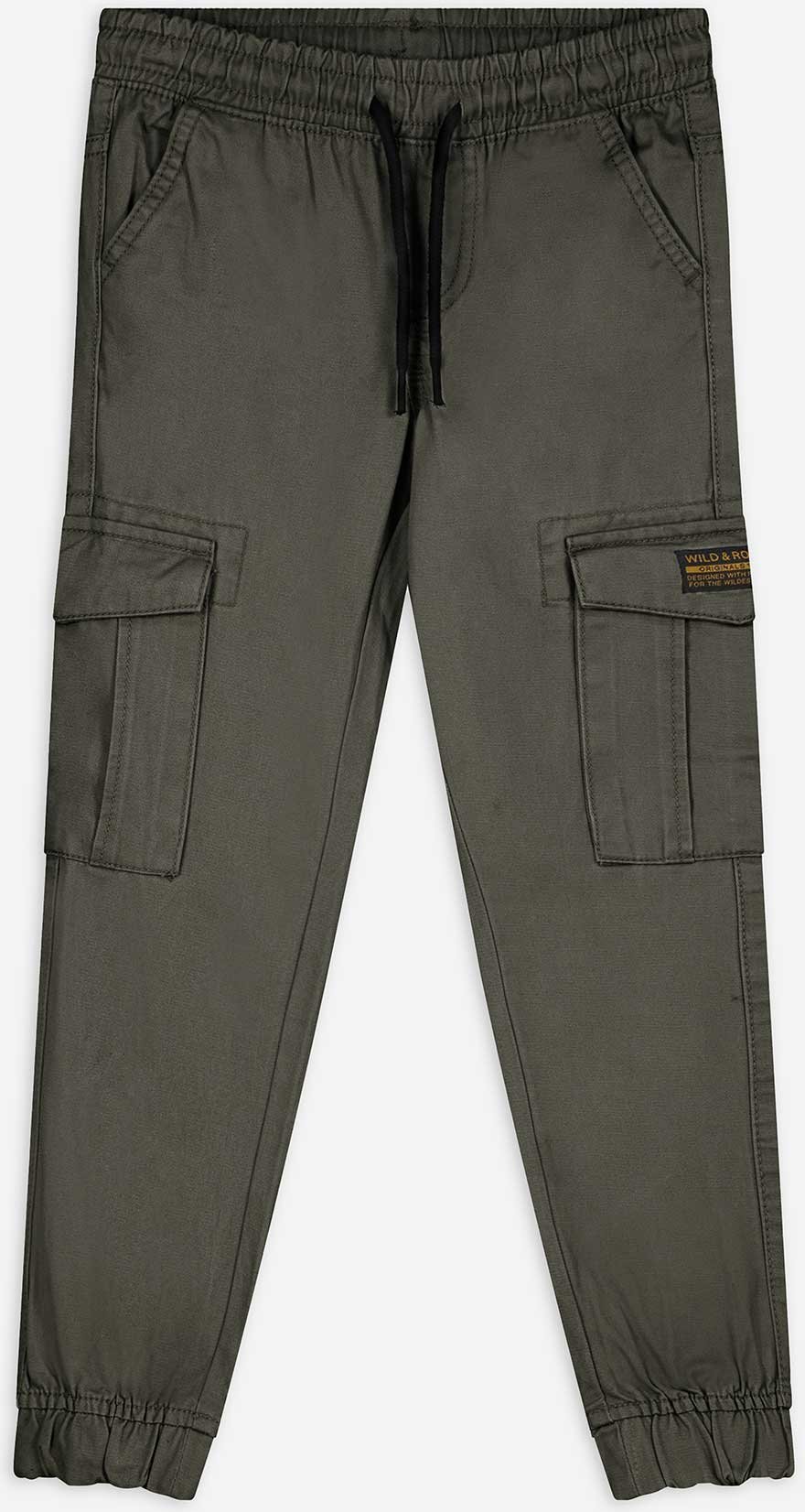 Jogpants - Kordel - dunkelgrün