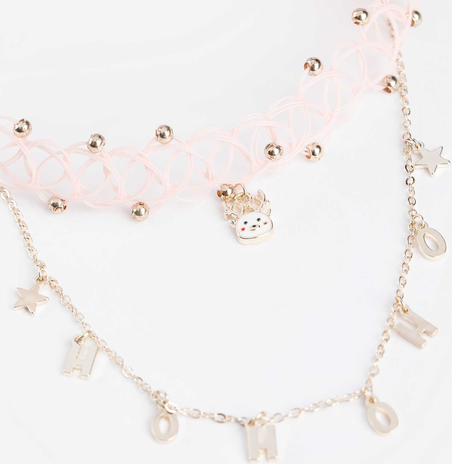 Choker - 2er-Pack - kupferfarben