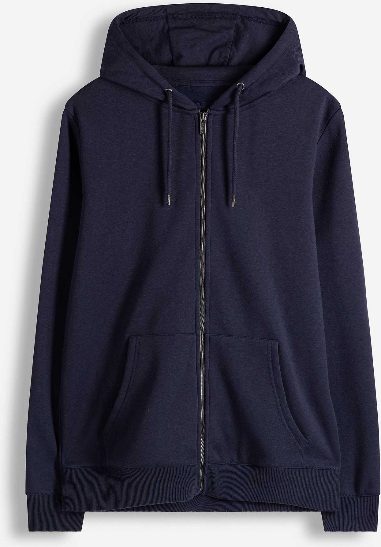 Sweatjacke - Baumwoll-Mix - dunkelblau