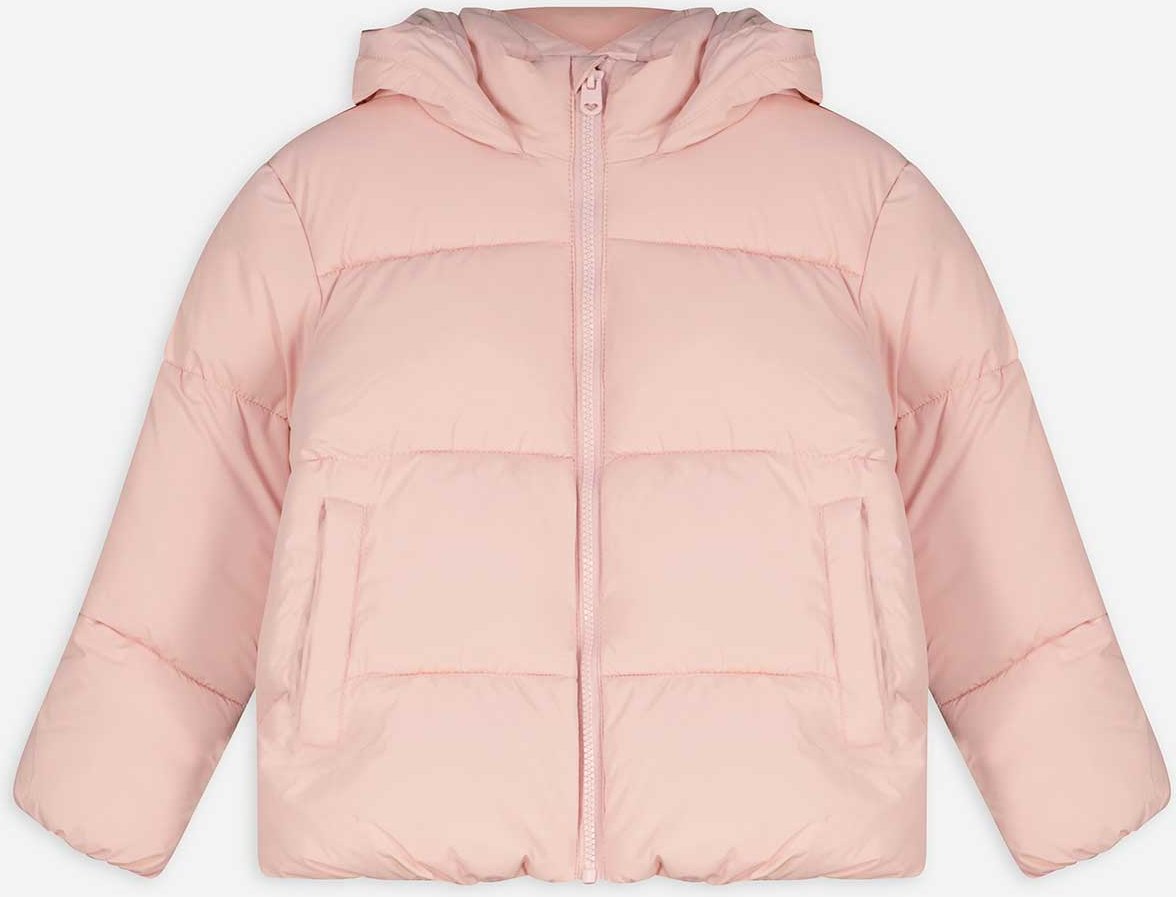 Steppjacke - Kapuze - rosa