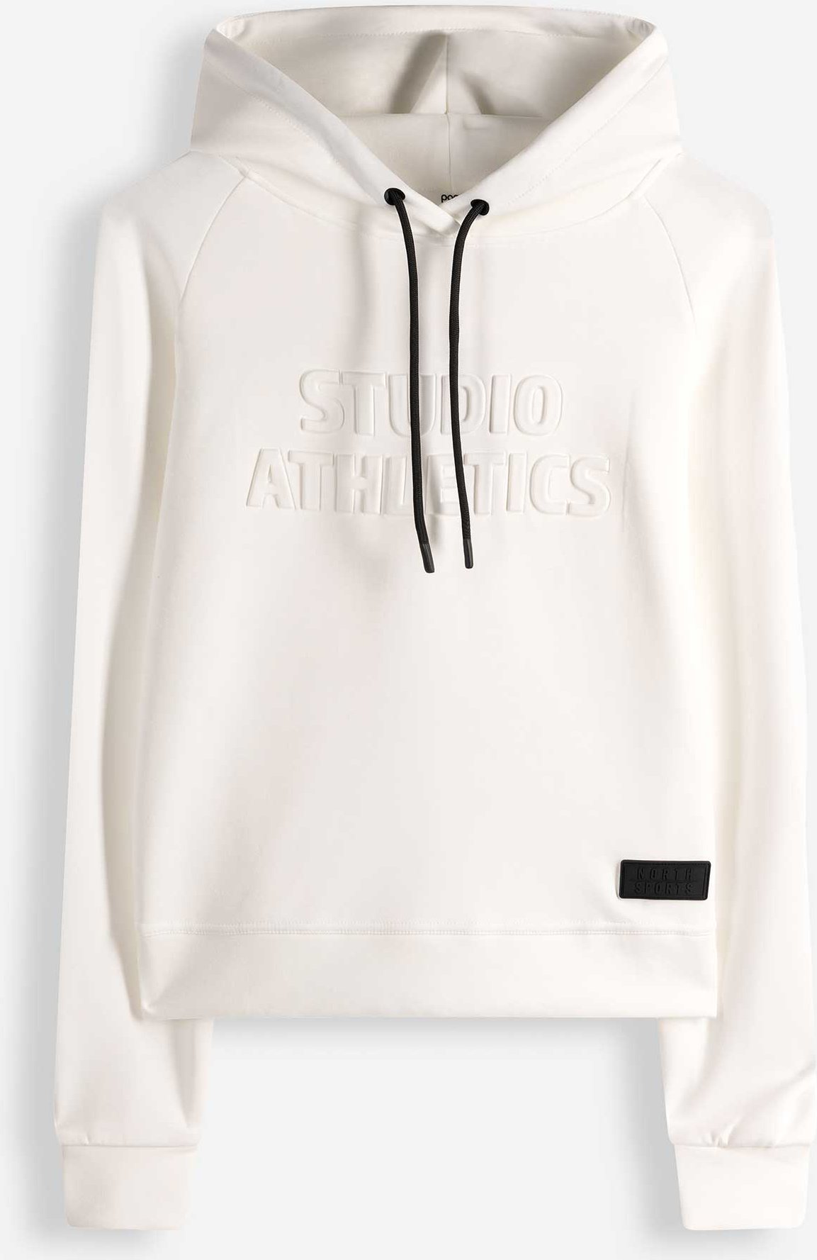 Sweatshirt - 3D-Applikation - weiß