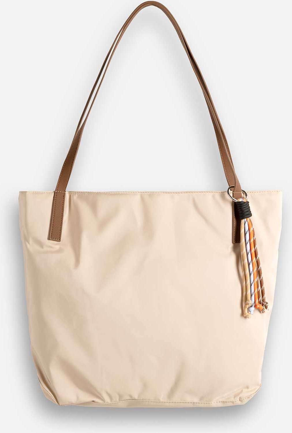 Tasche - Nylon - beige