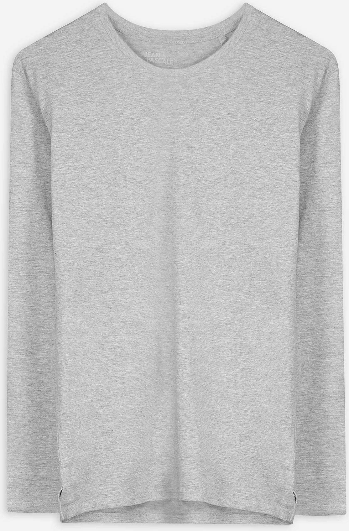 Langarmshirt - Meliert - grau