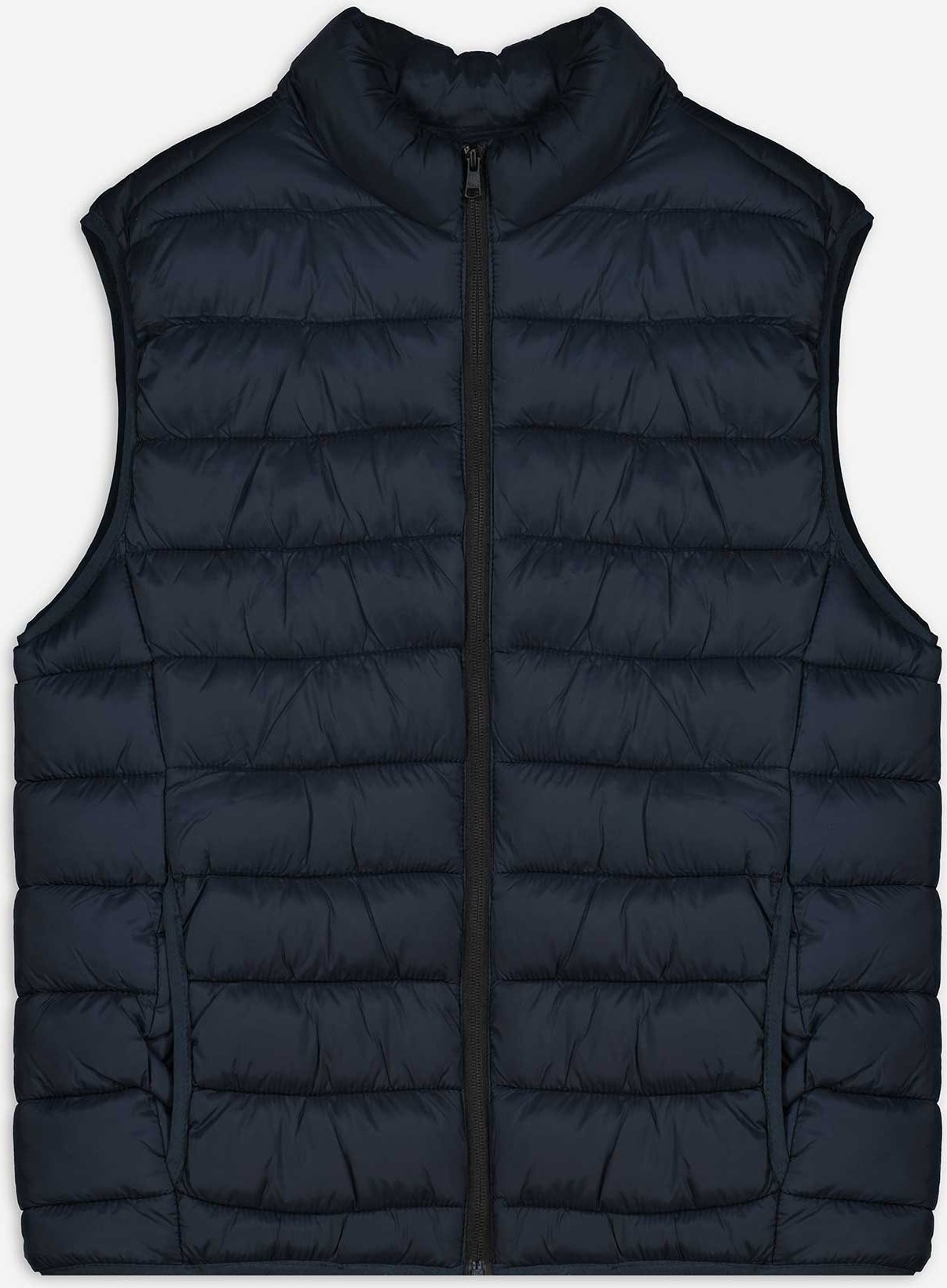 Weste - Stehkragen - dunkelblau