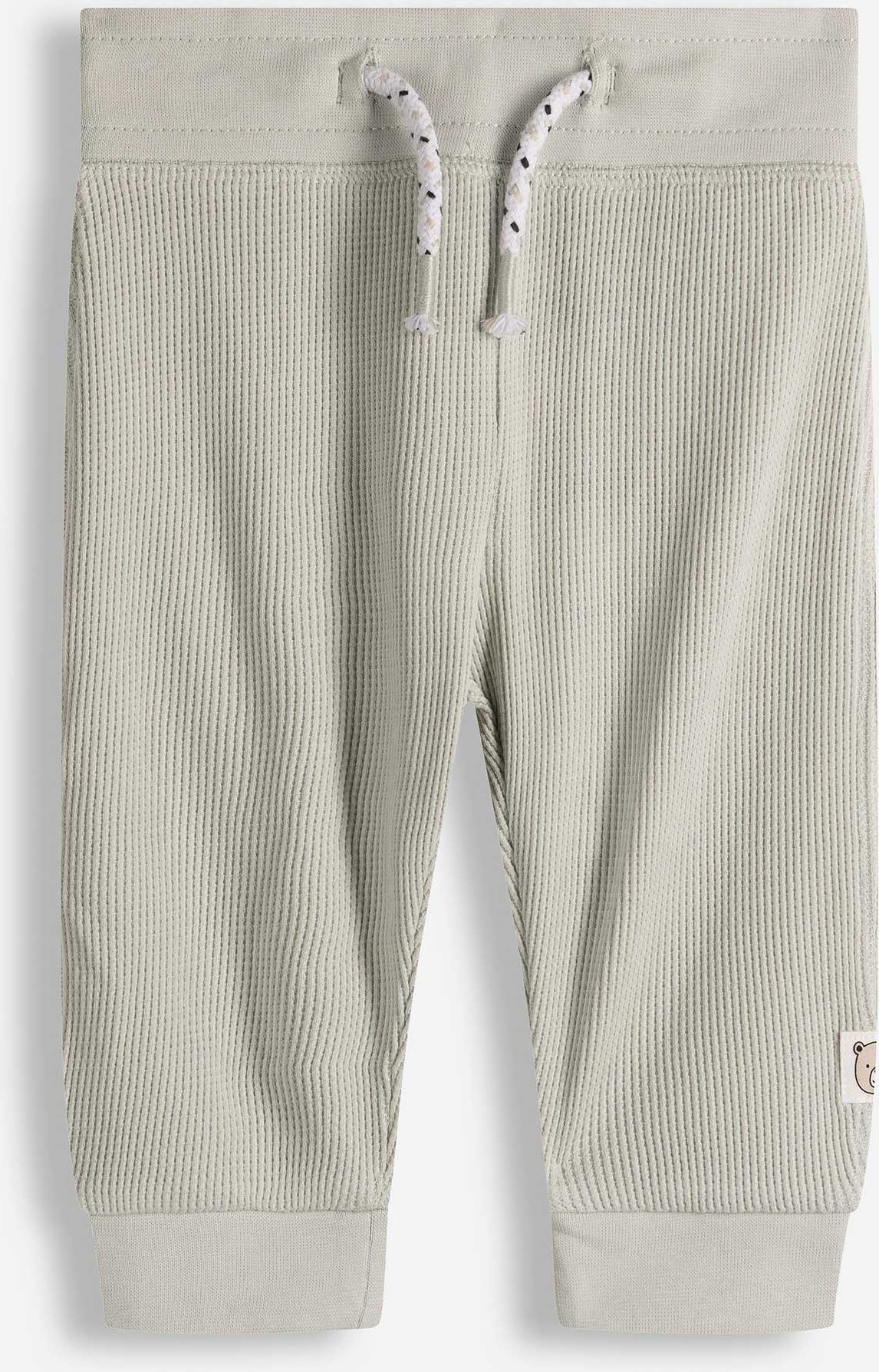 Jogpants - Waffelstruktur - hellgrün