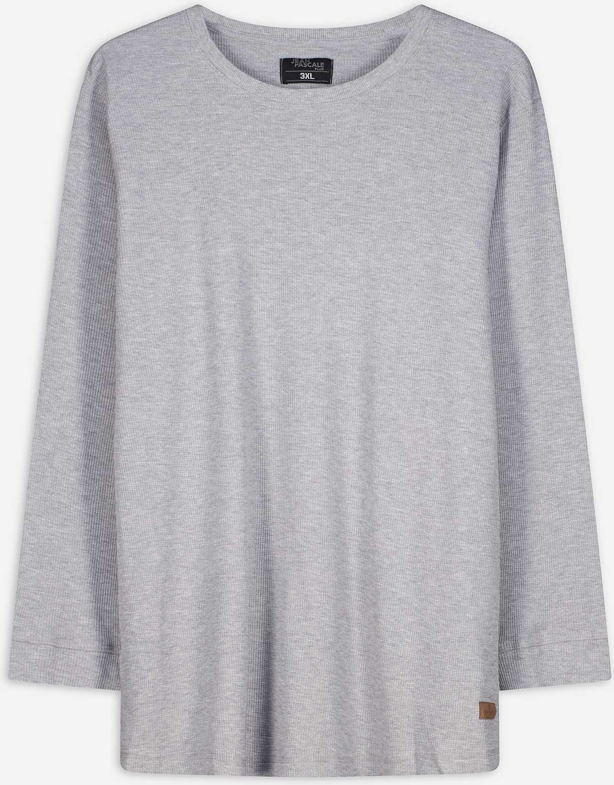 Thumbnail - Langarmshirt - Baumwolle - grau