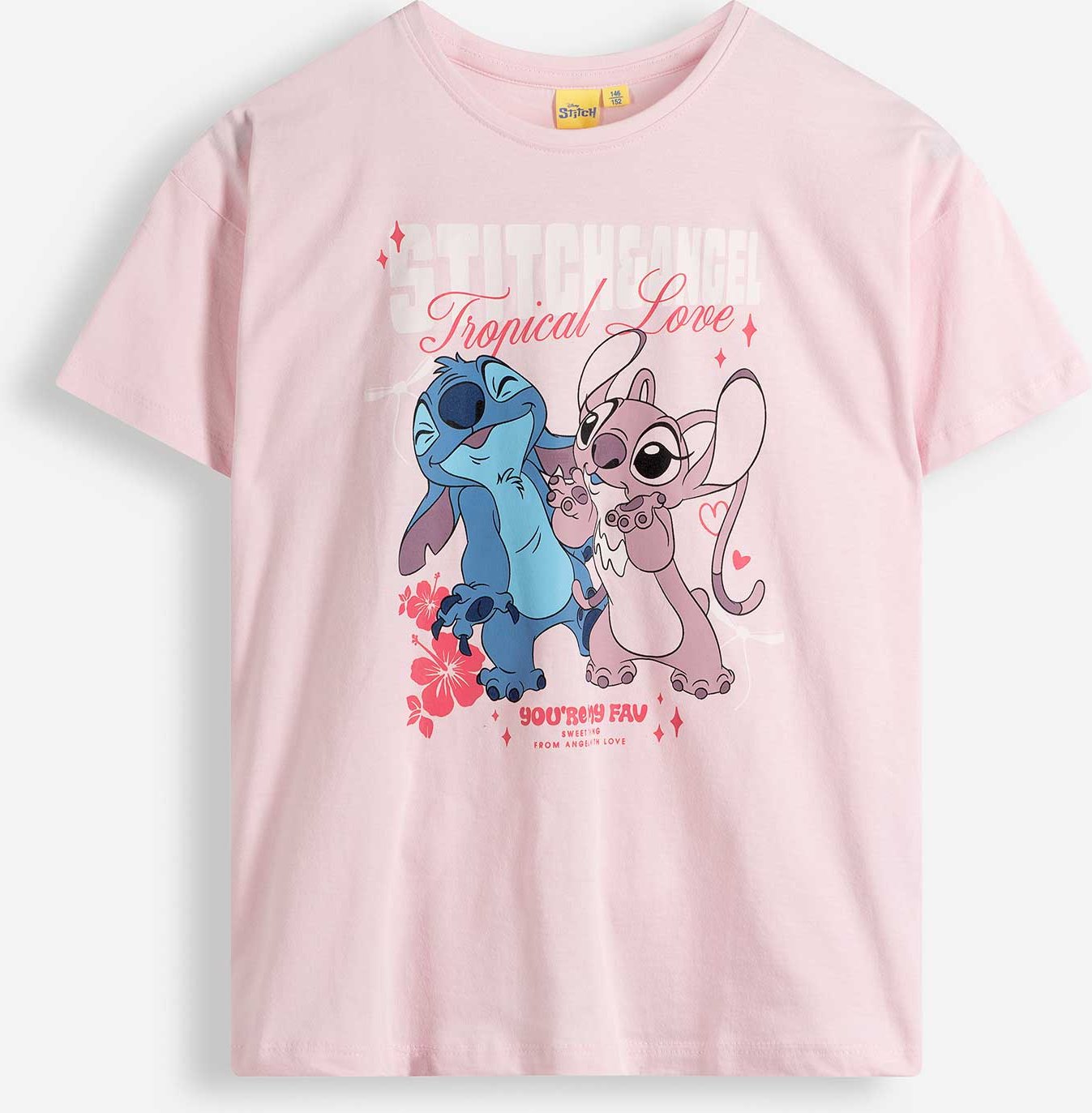 T-Shirt - Lilo & Stitch - rosa
