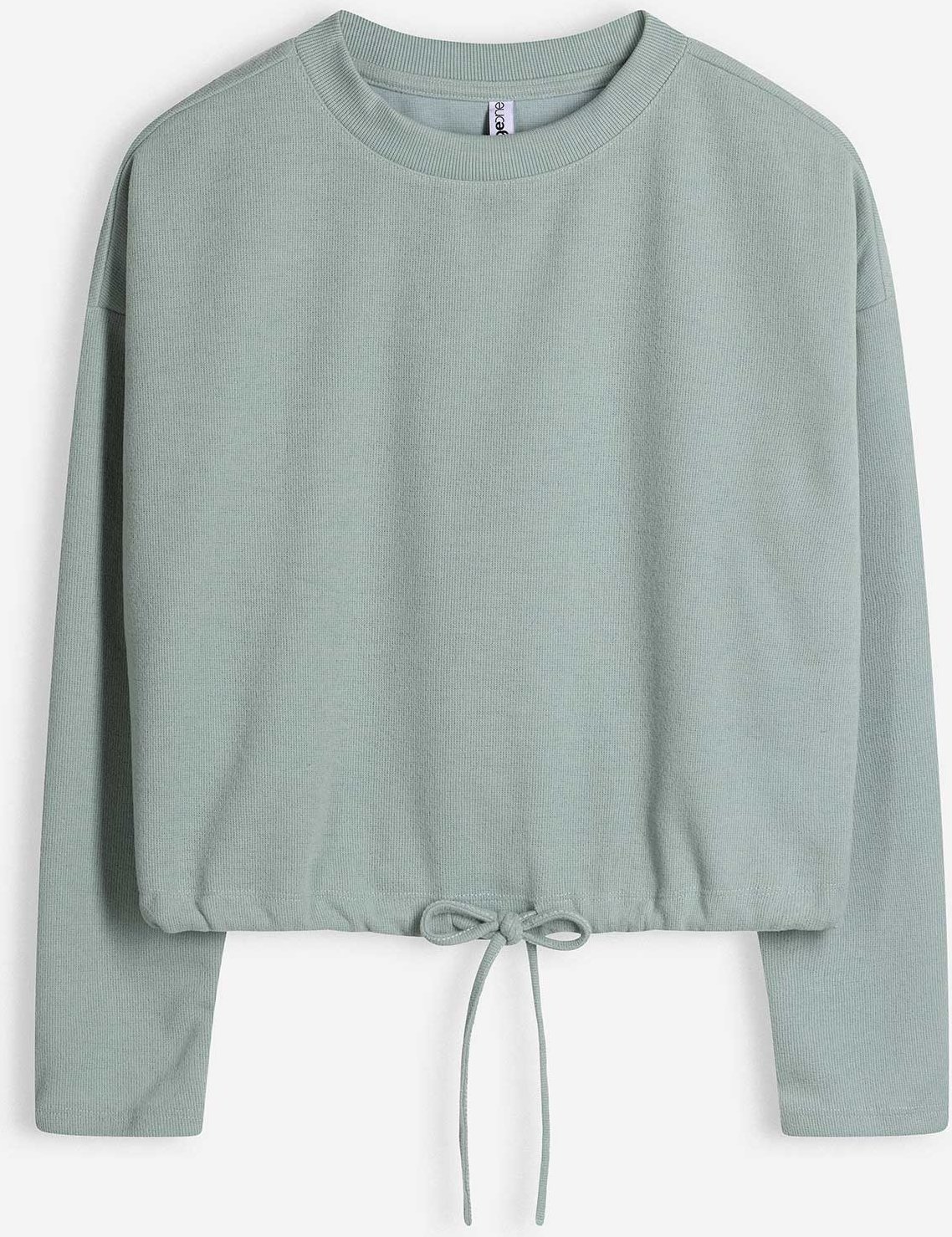 Sweatjacke - Kordel - türkis