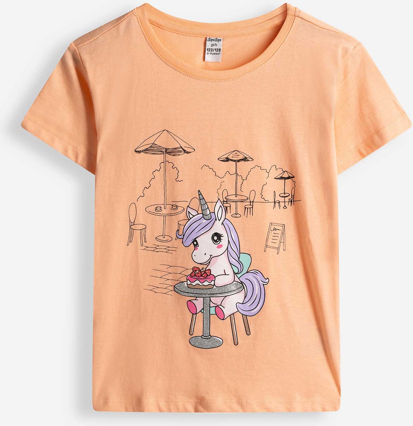 T-Shirt - Frontprint - orange