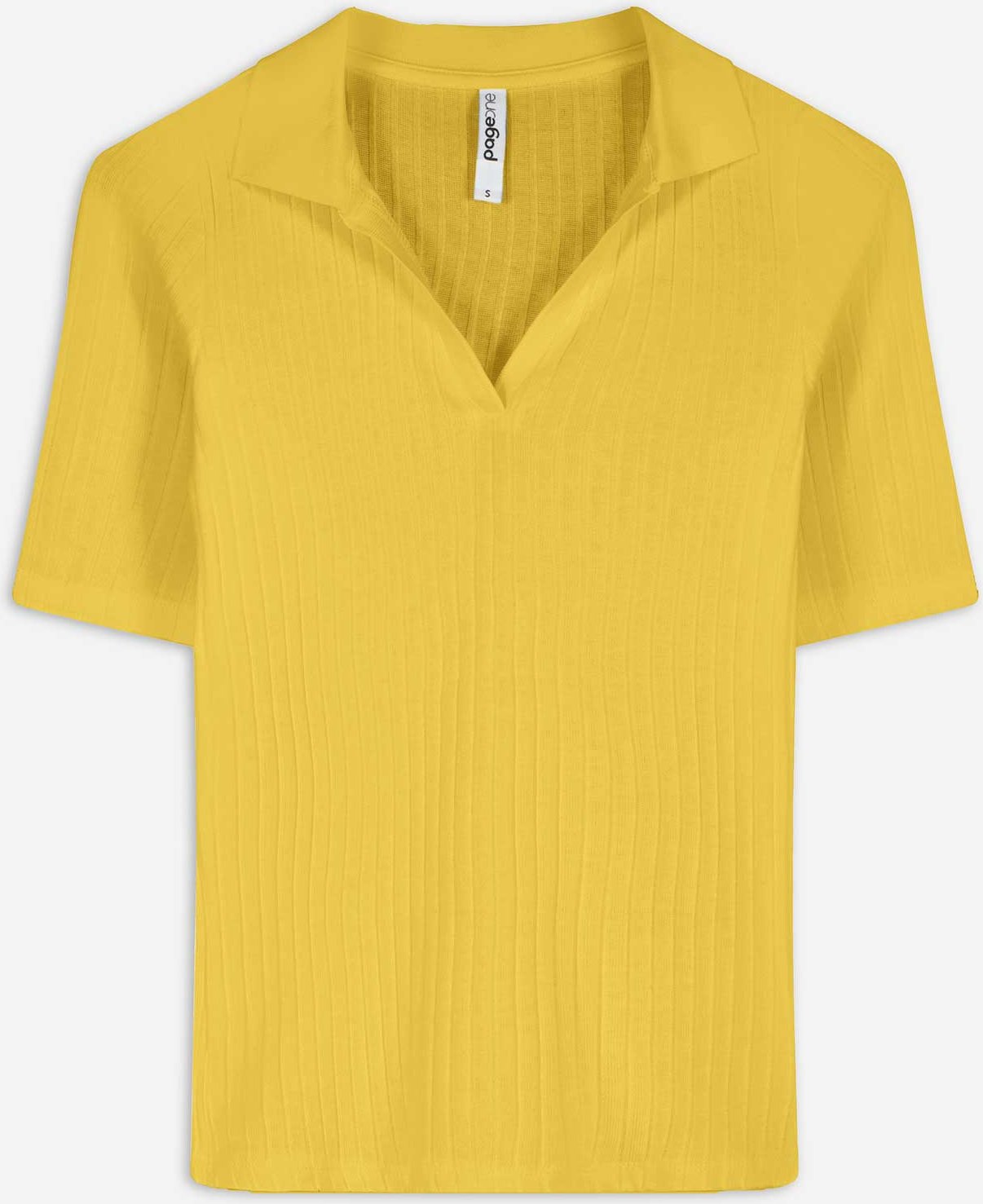 Thumbnail - Poloshirt - Baumwoll-Mix - dunkelgelb