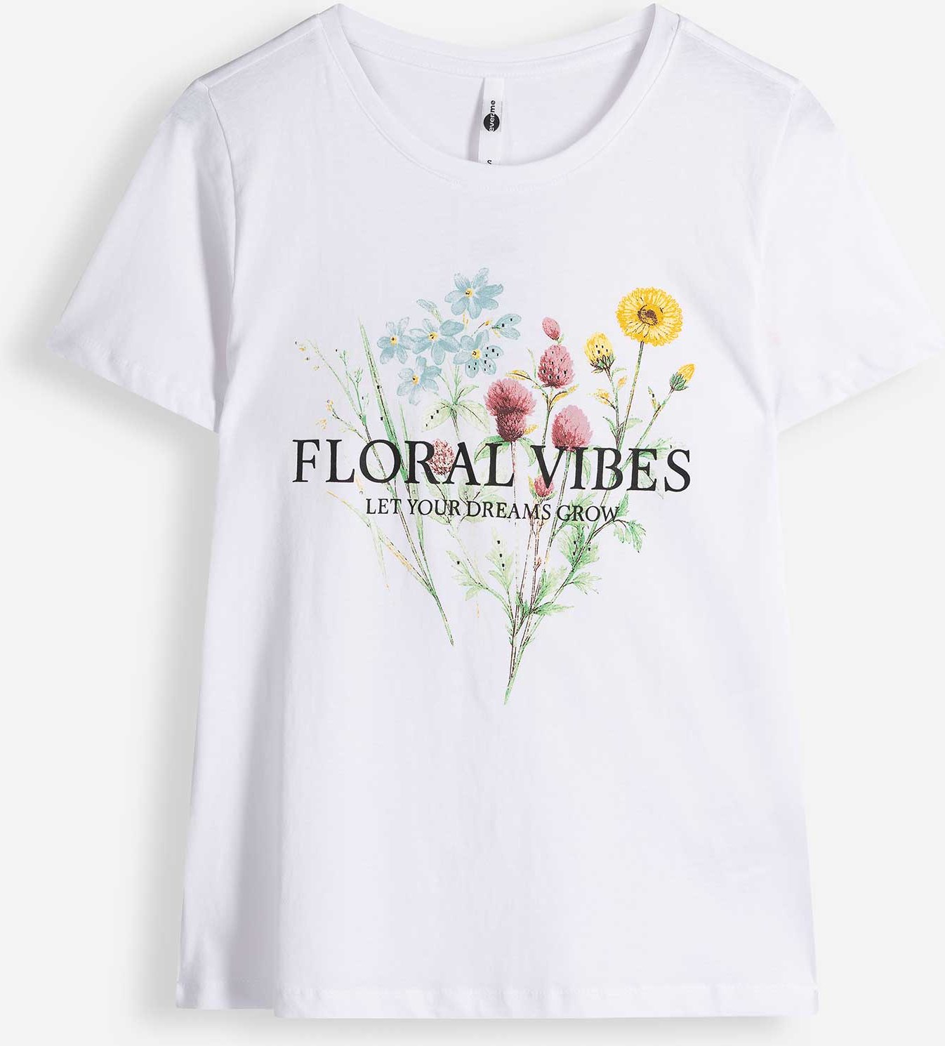 T-Shirt - Frontprint - weiß