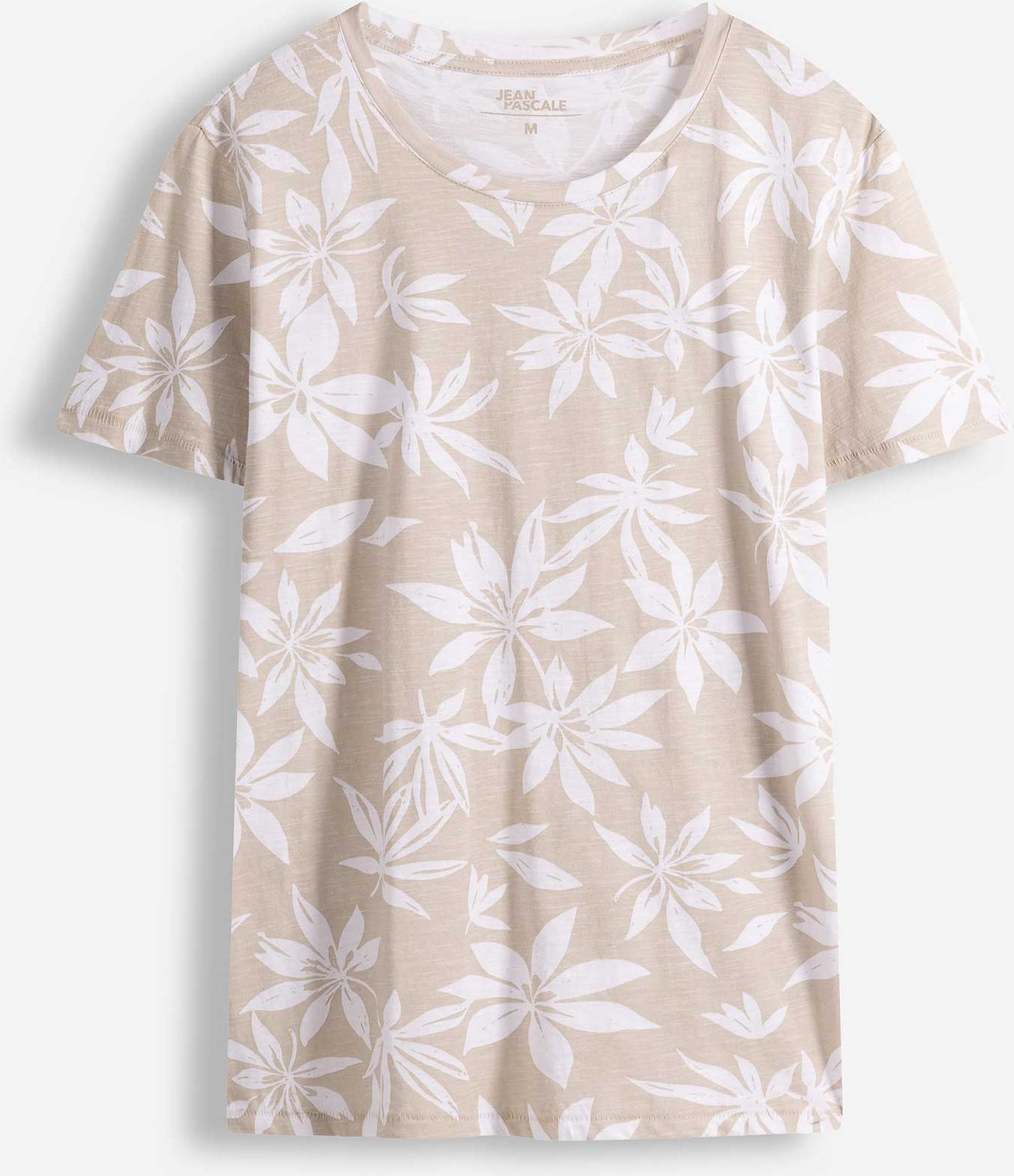 T-Shirt - Allover-Print - weiß