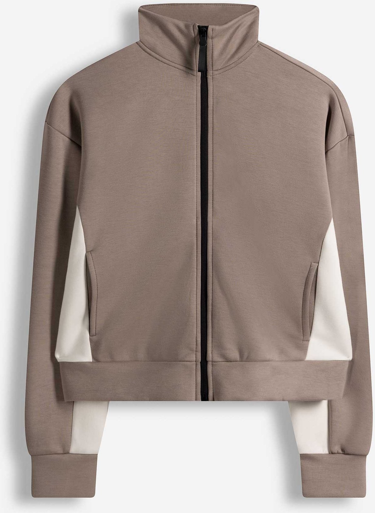 Sweatjacke - Modal-Anteil - beige