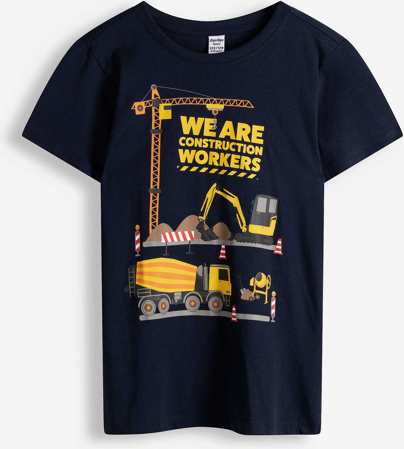 Shirt - Frontprint - dunkelblau