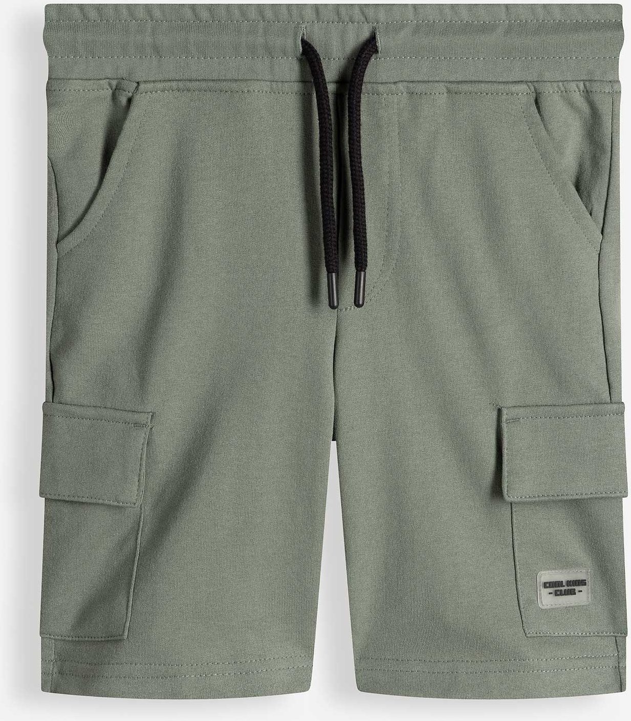 Cargoshorts - Aufgesetze Taschen - dunkelgrün